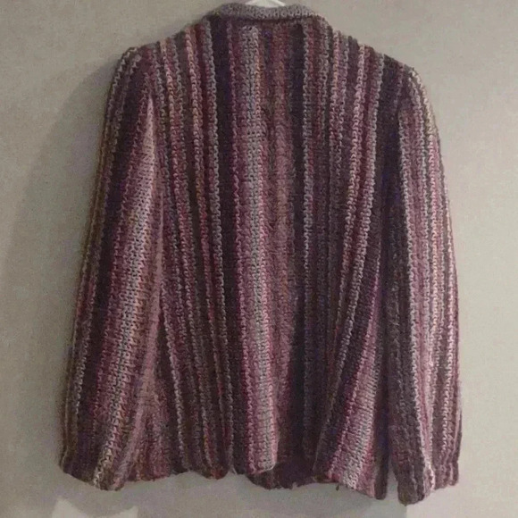 Vintage Donnkenny single button multi color lined‎ blazer women's 16 - Picture 4 of 5